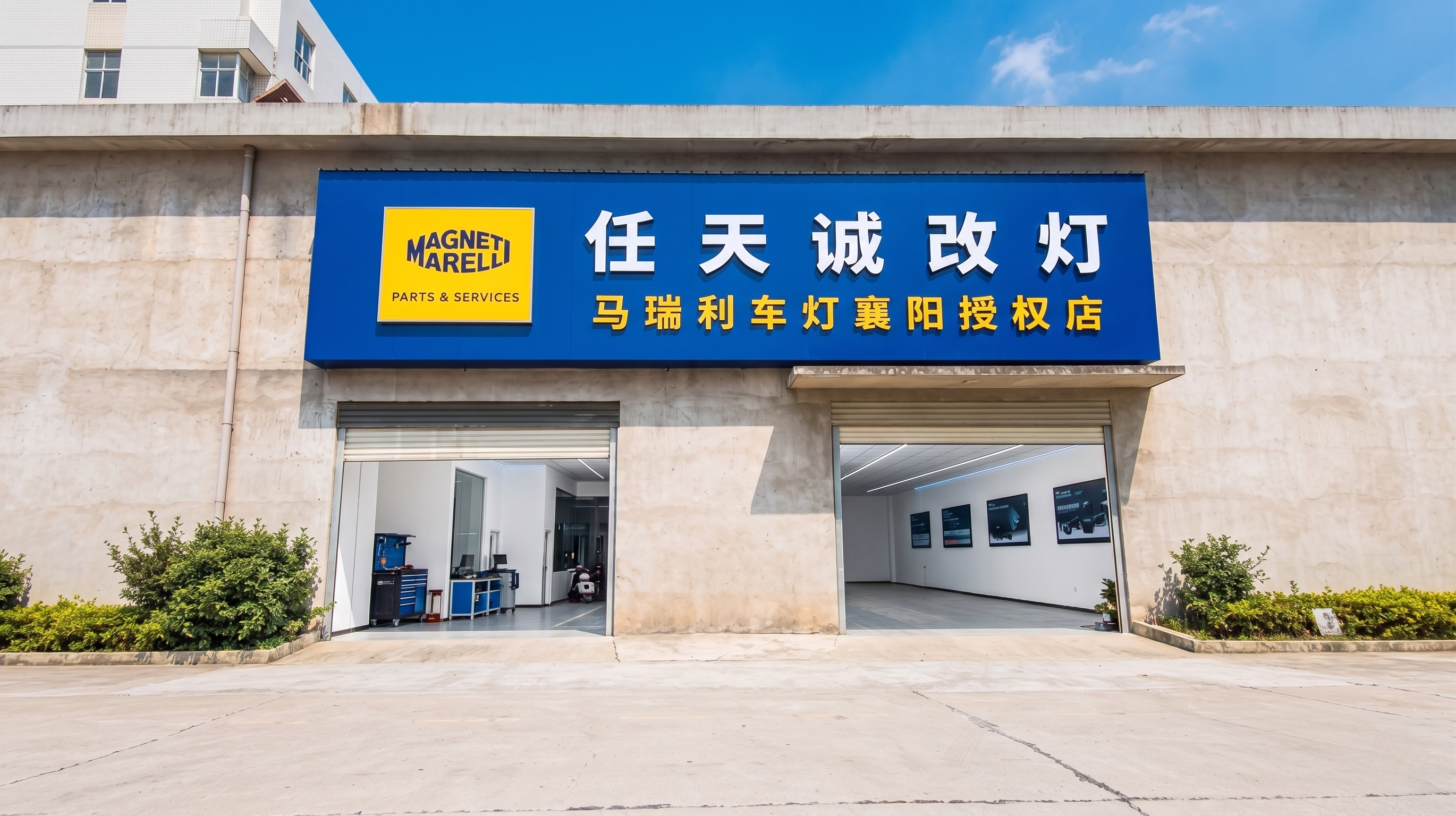 襄阳任天诚改灯门店门头实景